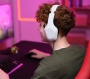 Fülhallgató, mikrofonnal, gaming, TRUST GXT415 Zirox, fehér