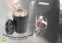 Termoszbögre, 300 ml, rozsdamentes acél, TROIKA Cup-uccino, fekete