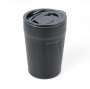 Termoszbögre, 300 ml, rozsdamentes acél, TROIKA 'Cup-uccino', fekete