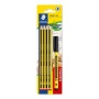Grafitceruza készlet, tűfilccel, HB, hatszögletű, STAEDTLER 'Noris® 120', 8+1 db
