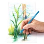 Akvarell ceruza készlet, hatszögletű, STAEDTLER® 146 10C, 12 különböző szín