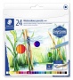 Akvarell ceruza készlet, hatszögletű, STAEDTLER® '146 10C', 24 különböző szín