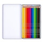 Színes ceruza készlet, hatszögletű, STAEDTLER® 146M, 12 különböző metál szín