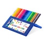 Színes ceruza készlet, háromszögletű, STAEDTLER Ergosoft® 157, 24 különböző szín