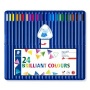 Színes ceruza készlet, háromszögletű, STAEDTLER 'Ergosoft® 157', 24 különböző szín