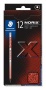 Grafitceruza, HB, STAEDTLER 'Norix® 181', piros