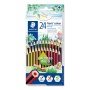 Színes ceruza készlet, hatszögletű, STAEDTLER 'Noris Colour 185', 24 különböző szín