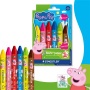 Zsírkréta, hatszögletű, jumbo, STAEDTLER „Noris® junior 224”, Peppa malac, 6 szín