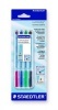 Alkoholmentes marker készlet, OHP, 0,6 mm, STAEDTLER 'Lumocolor 305 F', 4 különböző szín