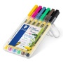 Tűfilc készlet, 0,6 mm,  STAEDTLER Noris® 307, 6 különböző szín