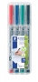 Alkoholmentes marker készlet, OHP, 0,4 mm, STAEDTLER 'Lumocolor® 311 S', 4 különböző szín