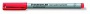 Alkoholmentes marker, OHP, 0,6 mm, STAEDTLER 'Lumocolor® 316 F', piros