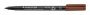 Alkoholos marker, OHP, 1 mm, STAEDTLER Lumocolor® 317 M, barna