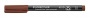 Alkoholos marker, OHP, 1 mm, STAEDTLER 'Lumocolor® 317 M', barna