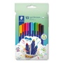 Rostirón készlet, 1 mm, STAEDTLER 'Triplus 323', 10 különböző szín