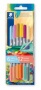 Rostirón készlet, 1/3 mm, kétvégű, kimosható, STAEDTLER® '3280', Multiverzum 2, 6 különböző szín