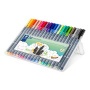 Tűfilc készlet, 0,3 mm, STAEDTLER Triplus 334, 20 különböző szín