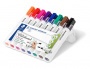 Táblamarker készlet, 2 mm, kúpos, STAEDTLER Lumocolor® 351, 8 különböző szín