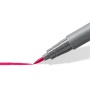 Ecsetirón készlet, STAEDTLER Pigment brush 371, 36 különböző szín
