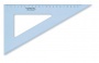 Háromszög vonalzó, műanyag, 60°, 25 cm, STAEDTLER Mars 567, átlátszó kék