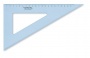 Háromszög vonalzó, műanyag, 60°, 25 cm, STAEDTLER 'Mars 567', átlátszó kék