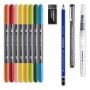 Ecsetirón készlet, kétvégű, STAEDTLER Mixed Set 5, 8 különböző szín