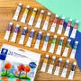 Akvarell festék, tubusos, STAEDTLER 8880, 24 különböző szín