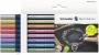 Metálfényű rollertoll készlet, 0,4 mm, SCHNEIDER 'Paint-It 050' 8 különböző szín