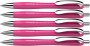 Golyóstoll, 0,7 mm, nyomógombos, SCHNEIDER Slider Rave XB, magenta