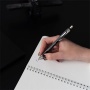 Golyóstoll, 0,7 mm, nyomógombos, SCHNEIDER Slider Rave XB, fekete, kék