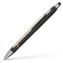 Golyóstoll, 0,7 mm, nyomógombos, érintőképernyőhöz, fekete-arany tolltest,SCHNEIDER Epsilon Touch XB, kék
