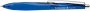 Golyóstoll, 0,5 mm, nyomógombos, sötétkék színű tolltest, SCHNEIDER 'Haptify', kék