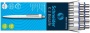 Golyóstoll, 0,5 mm, nyomógombos, SCHNEIDER K3 Biosafe, kék