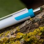 Golyóstoll, 0,7 mm, nyomógombos, SCHNEIDER Slider Xite, kék
