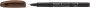 Tűfilc, 0,4 mm, SCHNEIDER Topliner 967, barna