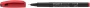 Tűfilc, 0,4 mm, SCHNEIDER Topliner 967, piros