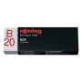 Radír, papírtokkal, ROTRING 'Rapid B20', fehér