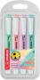 Szövegkimelő készlet, 1-4 mm, STABILO 'Swing cool Pastel', 4 különböző szín