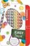 Színes ceruza készlet, háromszögletű, balkezes, STABILO 'EasyColours', 12 különböző szín