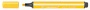 Filctoll, 1,5-2 mm, rugós hegy, STABILO 'Trio Scribbi', sárga