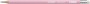 Grafitceruza radírral, HB, hatszögletű, STABILO 'Swano Pastel', pink