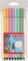 Rostirón készlet, 1 mm, STABILO 'Pen 68', 8 pasztell szín