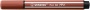 Rostirón, 1-5 mm, vágott hegy, STABILO Pen 68 MAX, vörösbarna
