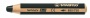 Színes ceruza, kerek, vastag, STABILO 'Woody 3 in 1', fekete