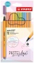 Tűfilc készlet, 0,4 mm, STABILO 'Point 88 Pastellove', 12 különböző szín
