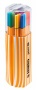 Tűfilc készlet, 0,4 mm, STABILO 'Point 88 Twin Pack', 20 különböző szín