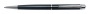 Golyóstoll, fekete 'Lille Pen', fehér SWAROVSKI® kristállyal, 14cm, ART CRYSTELLA®