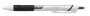 Golyóstoll, 0,35 mm, nyomógombos, fehér tolltest, UNI 'SXN-155 Jetstream', fekete