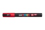 Dekormarker, 0,9-1,3 mm, UNI 'Posca PC-3M', piros