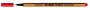 Tűfilc, 0,4 mm, VICTORIA OFFICE,'Slim', piros